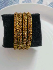 Gold Tone Bangles