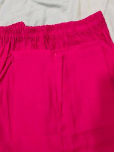 Pink Printed new Kurta Set with pocket