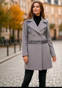 Elegant Grey Winter Coat