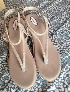 Sparkly Silver Sandals