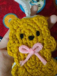 Crochet Bear Charm