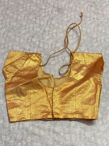 Golden Blouse | Saari Blowse