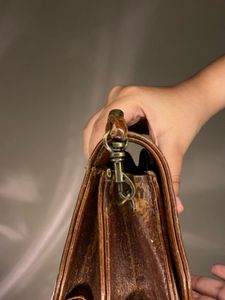 Fiorella Brown Crossbody Bag