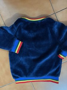 Cute Brown Bunny Sweatshirt navy blue