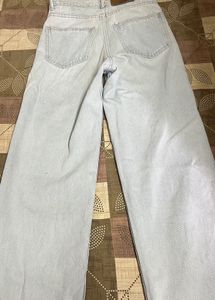 Light Wash Wide Leg Jeans