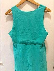 Forever 21 Green Sleeveless Dress