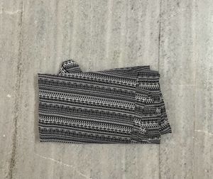 Georgette Black &amp; White Cloth Material