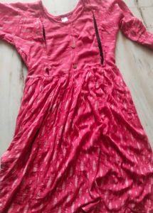 Pink Maternity/Nursing Dress
