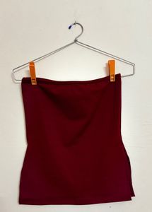 Burgundy Tube Top