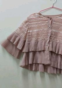 Lace Ruffle Top