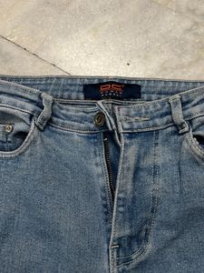 Wide Leg Cargo Jeans
