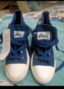 Blue BISC Canvas Sneakers