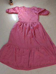 Pink Midi Dress