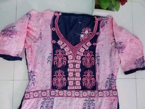 Cotton Suit Salwar Dupatta Set