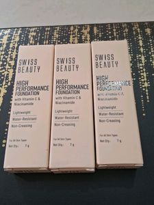Foundation By Swiss Beauty  Combo Of 3