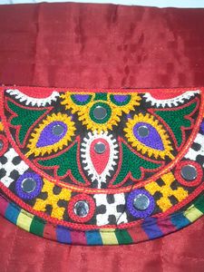 Embroidered Shoulder Bag