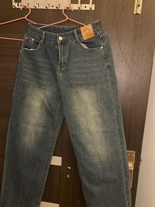 Wide Leg Denim Jeans
