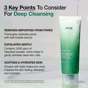 Anua Heartleaf facewash ✨