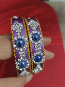 Elegant Beaded Bangle Set