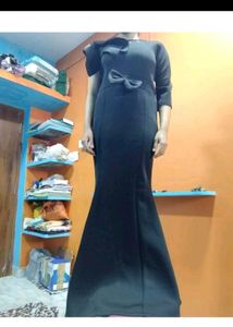Chic Black Ruffle Dress