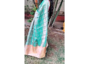 Aqua Green Saree