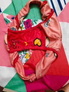 Red &#39;Love You&#39; Panties