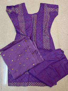 Purple Salwar Suit Set