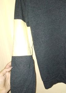 Grey Hoodie Top