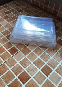 Set Of 3 Plastic Organiser