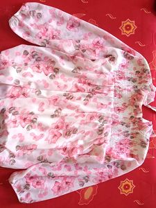 Floral Sheer Long Sleeve Top