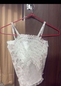 Floral Lace Corset Top