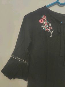 Floral Embroidered Top