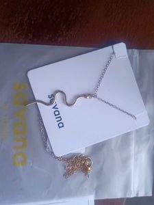 Savana Snake Pendant Necklace