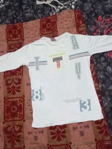 Graphic Print Long Sleeve T-Shirt 100/cotton made