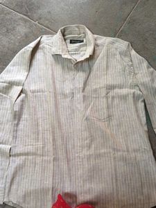 Striped Button-Down Shirt