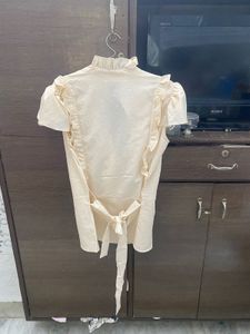 Ruffled Victorian-Style Top