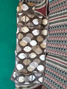 Silken Fridge Cover Wid 6Pockets &amp; DoorHandl Covr