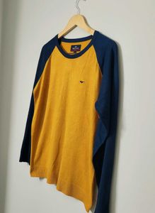 RED TAPE Round Neck Pullover withRibbed Hems