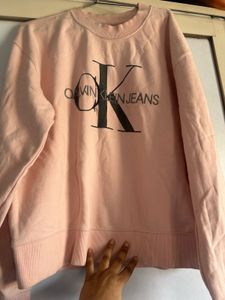 Calvin Klein Pink Sweatshirt
