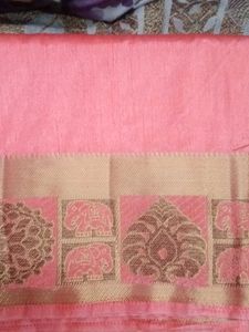 Pink Silk Saree