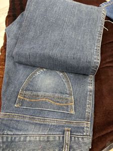 Low Waist Side Strip Jeans