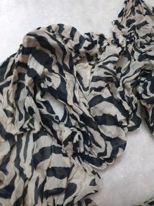 Zebra Print Scarf