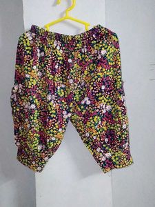 Floral Print Kids Pants