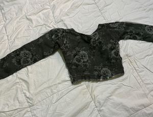 flower printed blouse