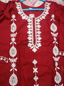 Elegant Embroidered Kurta Set