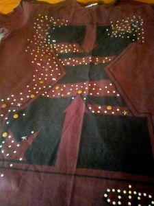 Beautiful Brown Designed T-shirt