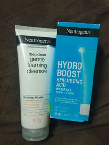 💥Neutrogena Face Wash And Hydro Boost Gel