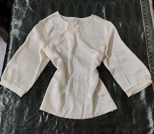 *SALE* White Qipao Blouse