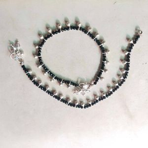 Pure Silver Ghungroo Nazariya Payal 1 Pair.