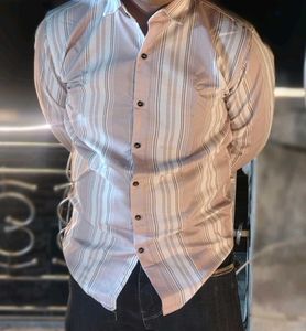 Striped Button-Down Shirt